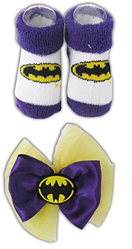 DC Comics Batgirl Infant Headband and Sock Set 0-6 Months [5011]