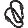 Mil-Com 8mm Screw Gate Locking Carabiners - 2 Pack