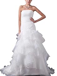 Organza Beaded Pleated Dropped   Waistline  Dress