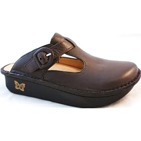 Alegria Clogs in Classic Brown Nappa Leather ALG-602