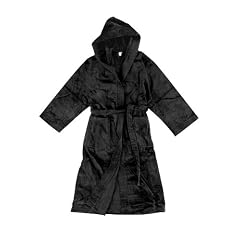 Esprit Frottier-Bademantel - Schwarz - L