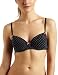 Betsey Johnson Women's Stretch Mesh Demi Bra