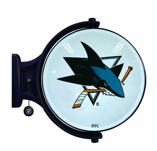  NHL San Jose Sharks Revolving Wall Light 
