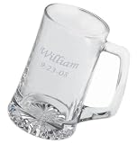 PERSONALIZED Engraved 25 Ounce CLASSICALLY STYLED SPORTS MUG Bar Pub BEER GLASS