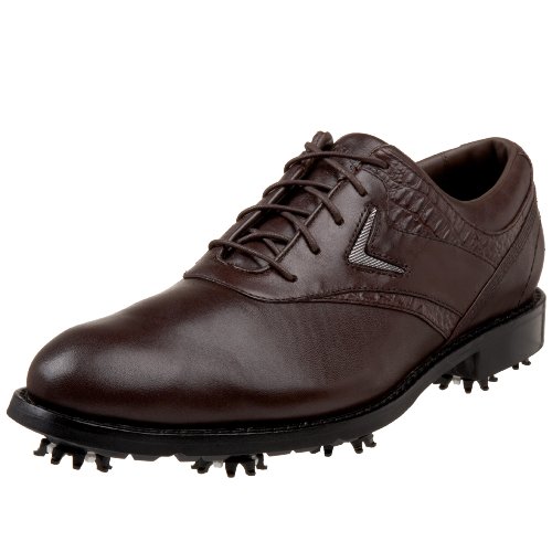 Callaway Men's Ft Chev Saddle Golf Shoe,Brown/Brown,US Men's 8 M
