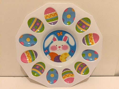 Set of 4 - Easter Egg Holder Tray - 9.5 Inch Diameter