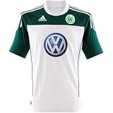 Adidas VFL Wolfsburg Heimtrikot weiß/grün 2010-2011 Farbe: weiß/grün