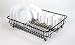 Kitchen & Housewares : Black Plastic Coated Large Plate Dish Drainer