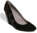 KENNETH COLE NEW YORK LUCKY BREAK WOMENS WEDGE HEELS BLACK SUEDE 10 M
