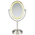 Conair Oval Mirror - Satin Nickel