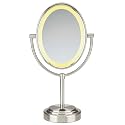 Conair Oval Mirror - Satin Nickel