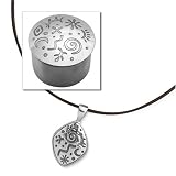 Search : Sterling Silver Petroglyph Inspired Pendant and Box