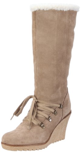ESPRIT Kiwi Lu Boot X10430, Damen Stiefel, Beige (fossil beige 281), EU 39