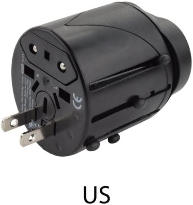 Compact Universal All-In-One International Travel Power Adapter Plug. Over 150 countries including UK: Maldives Malta Nigeria Saudi Arabia
