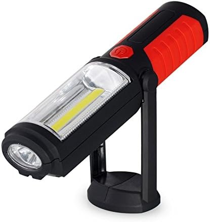 Sentexin Portable Hands-free COB LED Work Light Lamp with Adjusting Stand Hanging Hook and Magnet Base for Garage Shed Indoor Outdoor