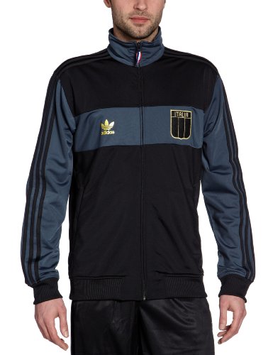 Adidas Herren Sweatjacke E12 Collegiate Track Top Italy, black, S, X29475 Preisvergleich