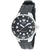 Citizen Mens Eco-Drive Professional Diver Black Rubber Strap Watch #BN0070-09E by Citizen