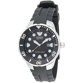 Citizen Men's Eco-Drive Professional Diver Rubber Strap Watch #BN0070-09E