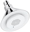 KOHLER K-9245-E-CP 2.0-GPM Moxie Showerhead and Wireless Speaker, Polished Chrome