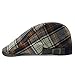 LOCOMO Checker Check Plaid Tartan Newsboy Flat Cap FFH268s06