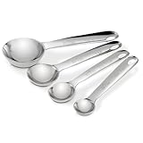 All-Clad 59918 Stainless Steel Measuring Spoons / Set of 4 Cookware, Silver