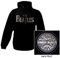 Beatles hoodie "Sgt Pepper - Golden Seal" black zip sweatshirt