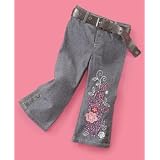 Flapdoodles Baby Girl Embellished Jeans by Flapdoodles