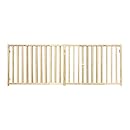 Four Paws Vertical Wood Slat Dog Gate, 51-93" W by 24" H