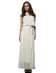 Polyester/Spandex Cutout Goddess Cocktail Party Dress/Maxi Dress 