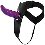 Pipedream Products Fetish Fantasy Series Grooved G-spot Strap On, with 6.5 Inch Purple