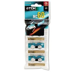 Micro Cassette 60-minfor Audio Only 3-pk
