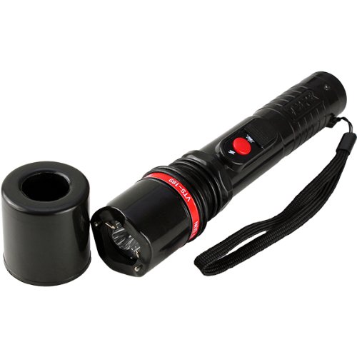 Vipertek Stun Gun Rechargeable with LED Flashlight Mature Weapons Accessories Lights