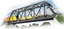Walthers Cornerstone Series Kit HO Scale Single-Track Truss Bridge