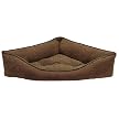 Boris Corner Pet Bed - Brown (20")