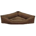 Boris Corner Pet Bed - Brown (20")