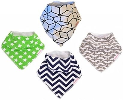Cute Bandana Drool Bibs for Boys, Perfect for Your Stylish Teething Baby