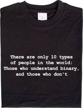 there are only 10 types of people, Größe XXL Nerd