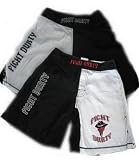 Fight Durty Black & White MMA Fight Shorts (Size=34)