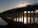 Bridge over Ural River at Sunrise, Separating Europe and Asia Art Photographic Poster Print by Christopher Herwig, 16x12