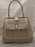 GORGEOUS 'G BY GUESS' LARGE SATCHEL HANDBAG. NEUTRAL / STONE (UK)