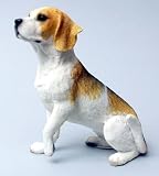 BEAGLE DOG Figurine MEDIUM with paw raised Resin 5690