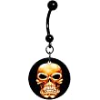 Grimace Skull Belly Ring