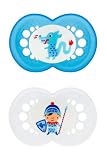 Produkt-Bild: MAM Fairytale Kollektion - 2x Schnuller OHNE BPA, Silikon ab 6 Monate aus USA - Drache & Ritter