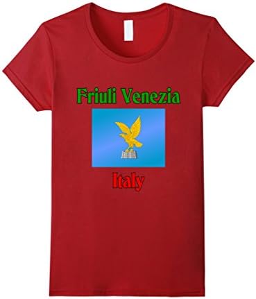 Women's Friuli-Venezia Italy t-shirt Medium Cranberry