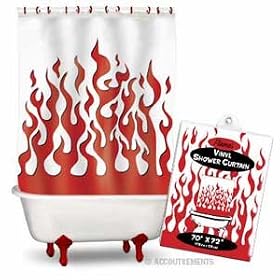 SHOWER CURTAIN - FLAMES