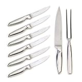 Review Lion Sports (Island Sales)  / Farberware 8 Piece Steak Knife & Carving Set - FCX6SKRM/2CRVRM