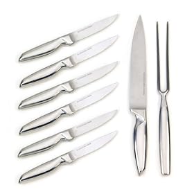 Farberware 8 Piece Steak Knife and Carving Set - FCX6SKRM 2CRVRM by Lion Sports (Island Sales)