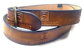 White GMC~ White Truck Company~Rare Vintage Leather Belt!!~ #01