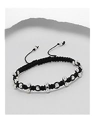 Polyester Bracelet In Sterling Silver
