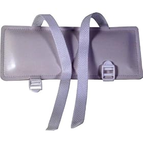 Belmonte Sousaphone Pads and Straps, Cb3334 Tuba Bass Drum Strap - 2 Hooks - White by 